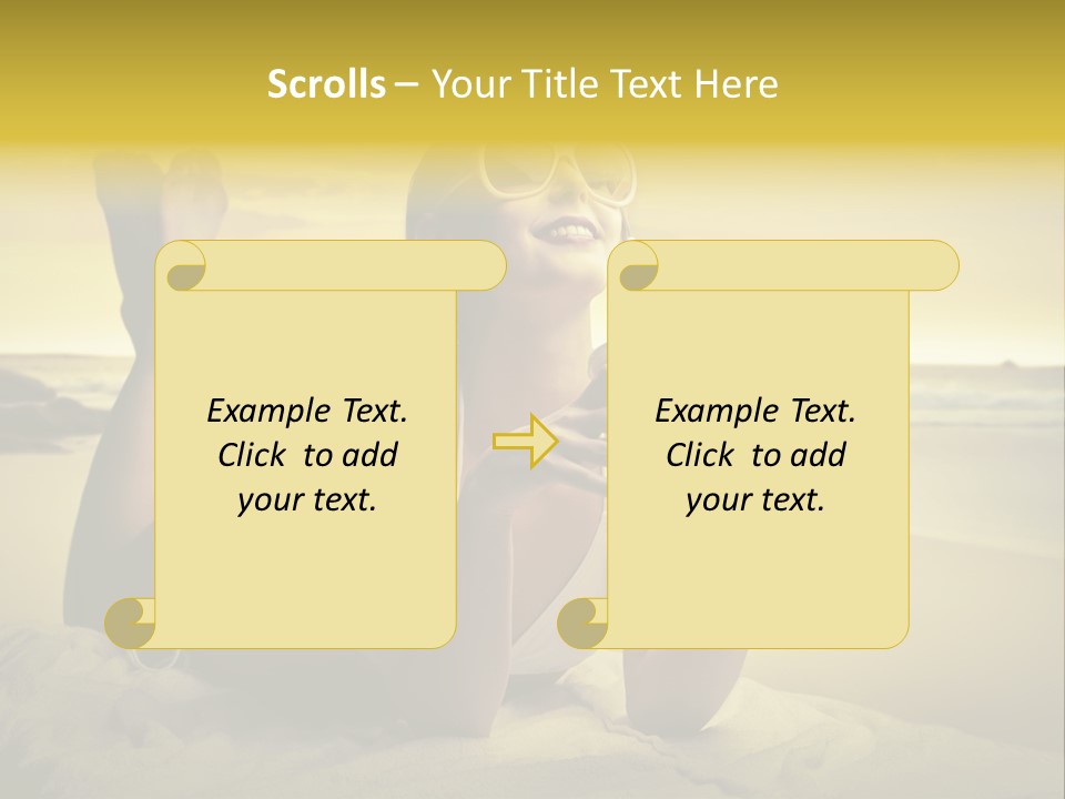 Stone Summer Beauty PowerPoint Template