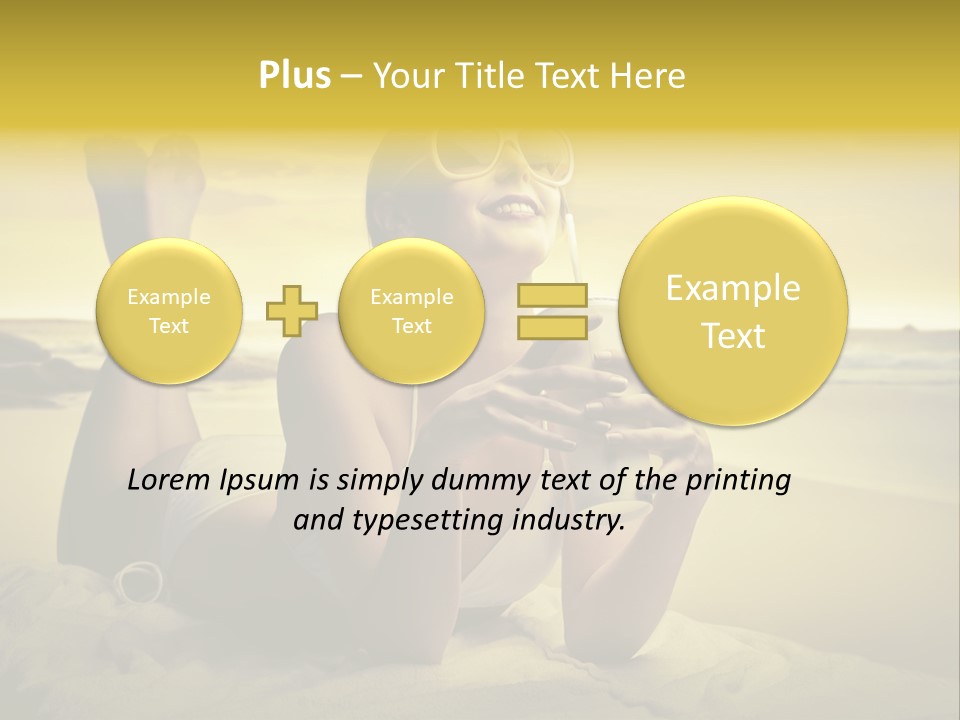 Stone Summer Beauty PowerPoint Template