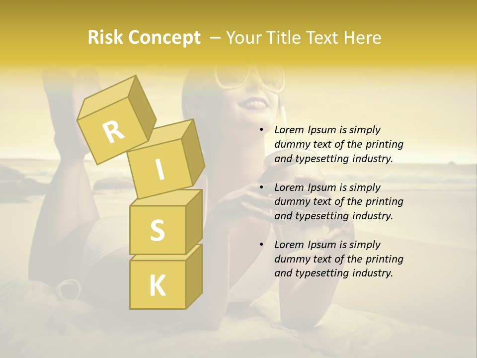 Stone Summer Beauty PowerPoint Template