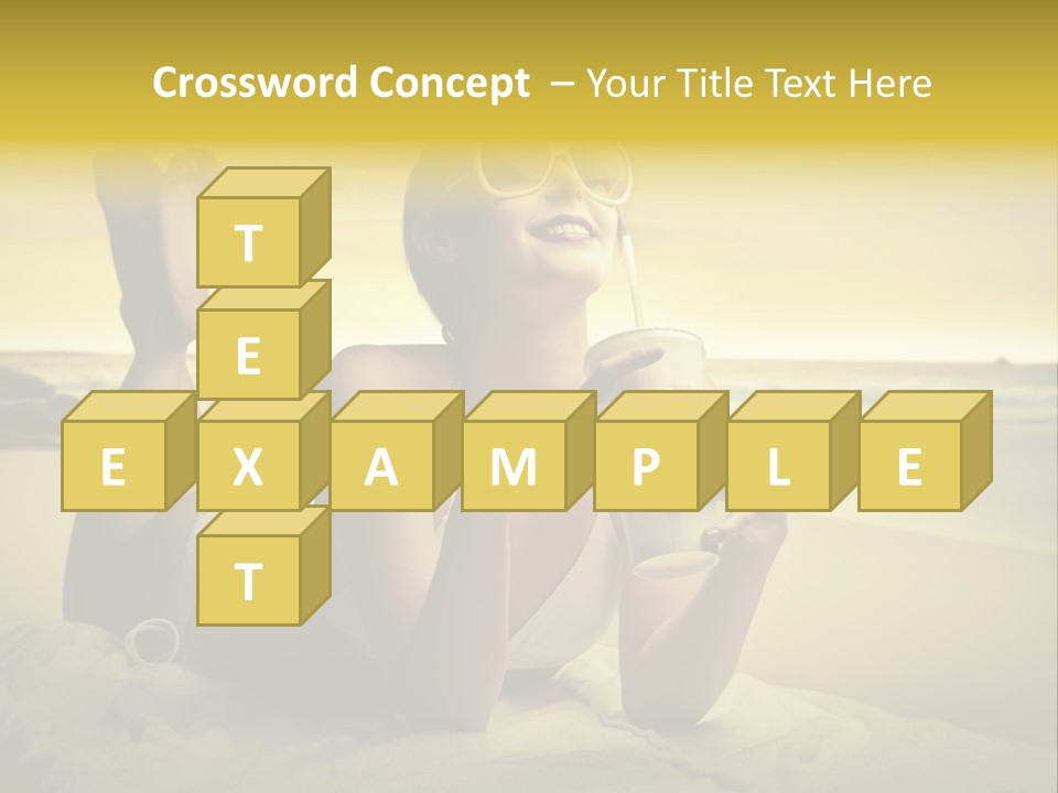 Stone Summer Beauty PowerPoint Template