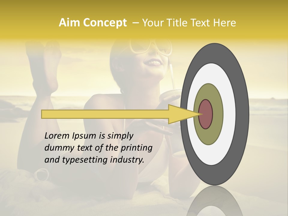 Stone Summer Beauty PowerPoint Template