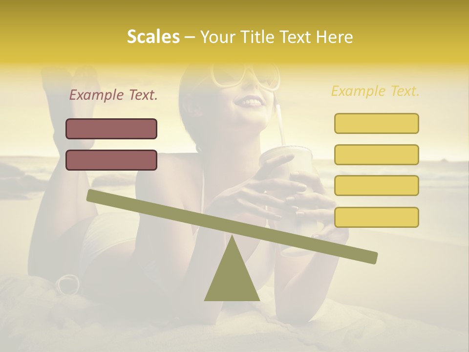 Stone Summer Beauty PowerPoint Template