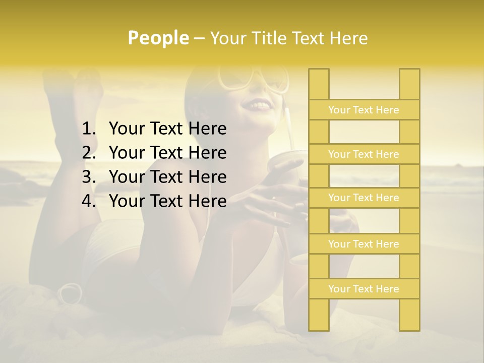 Stone Summer Beauty PowerPoint Template