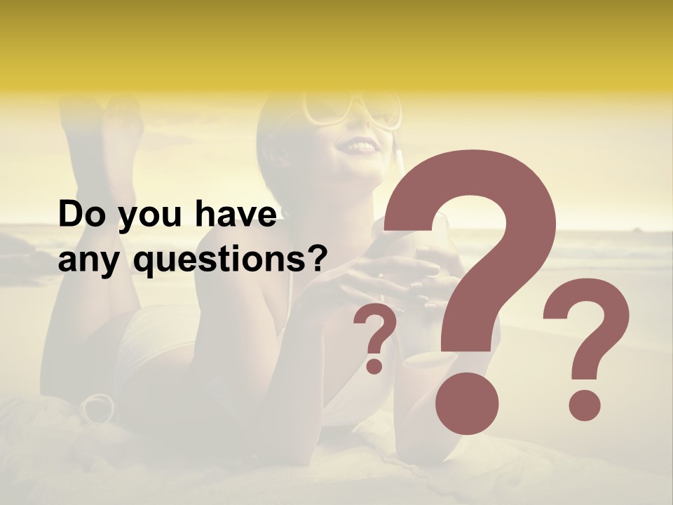 Stone Summer Beauty PowerPoint Template