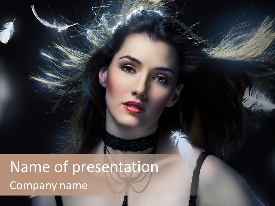Sensuality Attractive Beautiful PowerPoint Template