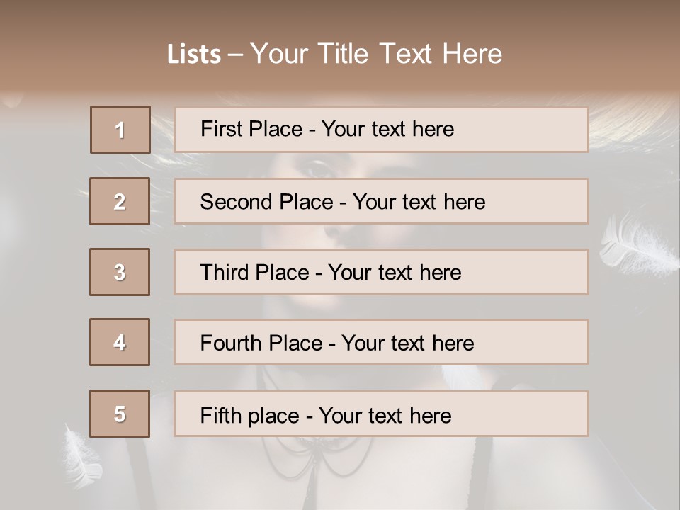 Sensuality Attractive Beautiful PowerPoint Template