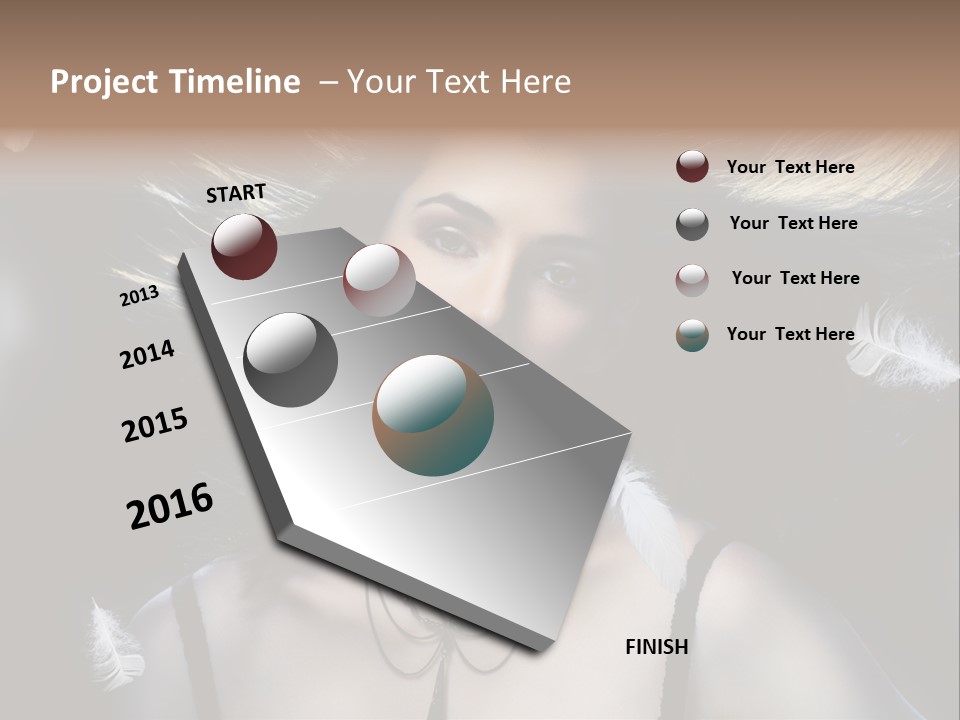 Sensuality Attractive Beautiful PowerPoint Template