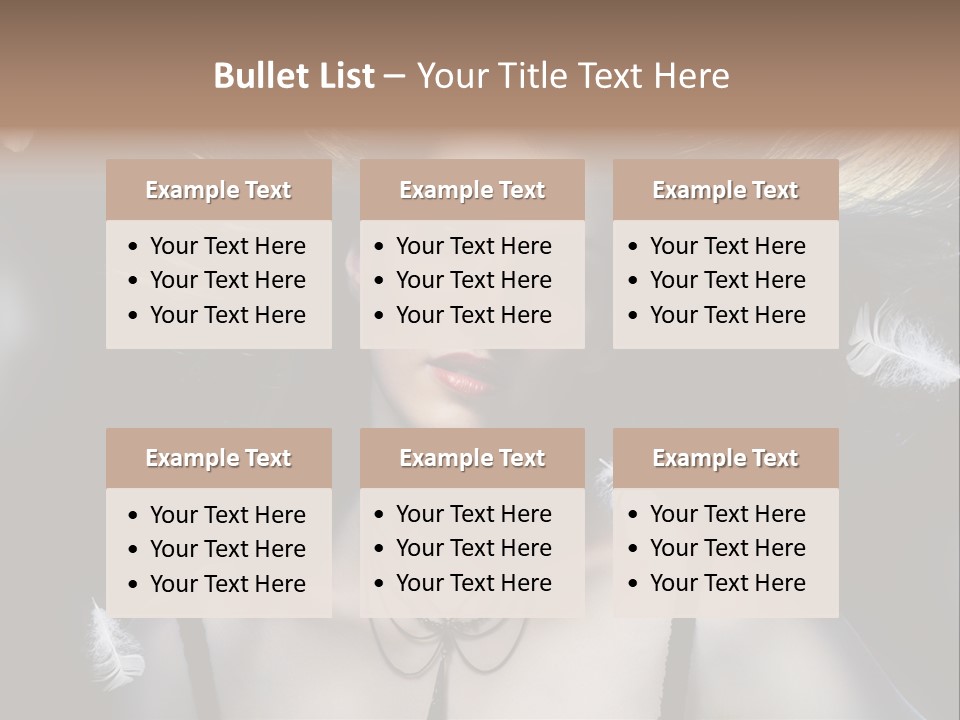 Sensuality Attractive Beautiful PowerPoint Template