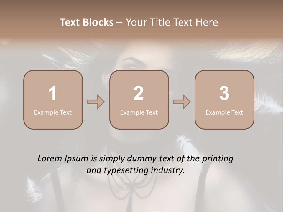 Sensuality Attractive Beautiful PowerPoint Template