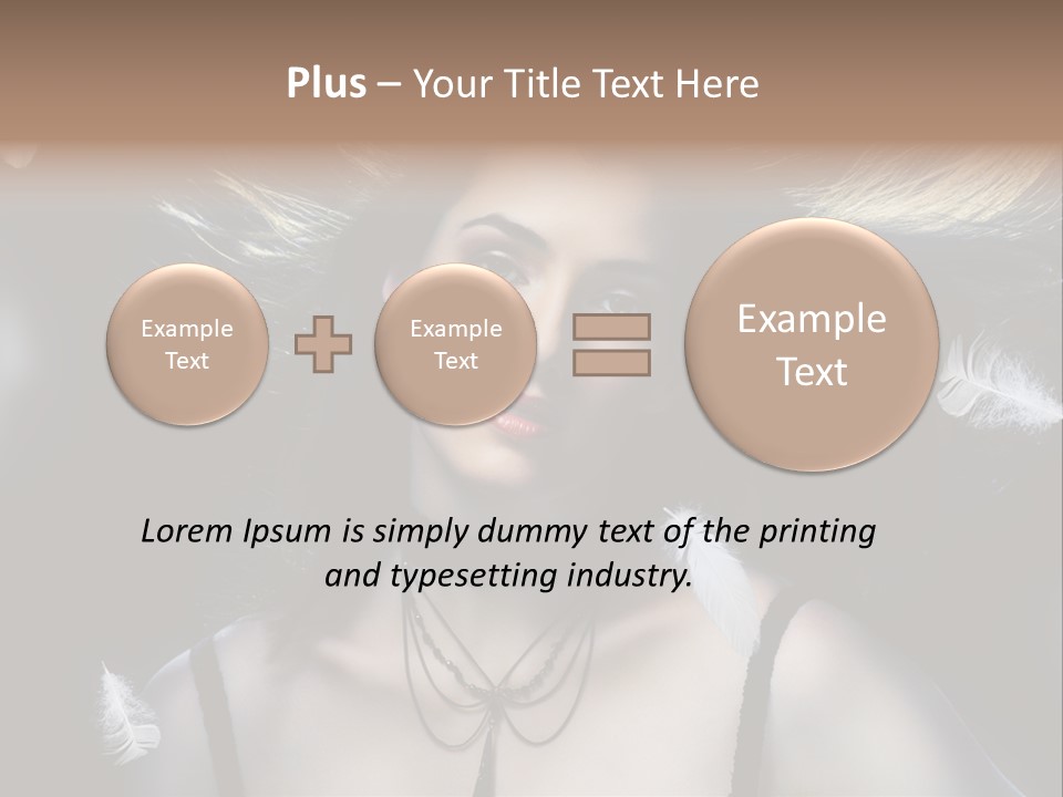 Sensuality Attractive Beautiful PowerPoint Template