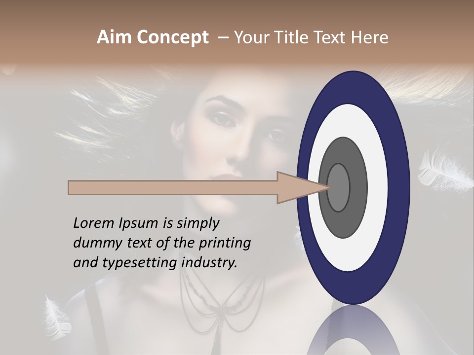Sensuality Attractive Beautiful PowerPoint Template