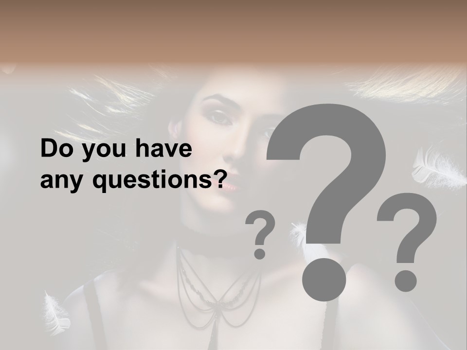 Sensuality Attractive Beautiful PowerPoint Template