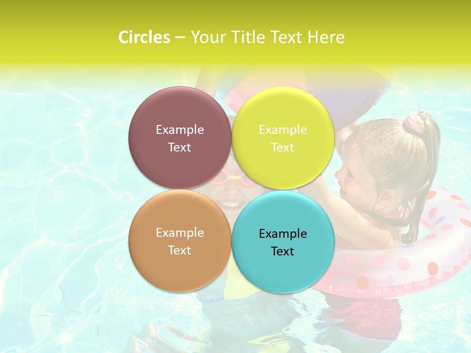 Joy Wet Child PowerPoint Template