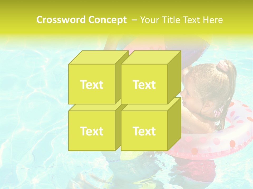 Joy Wet Child PowerPoint Template