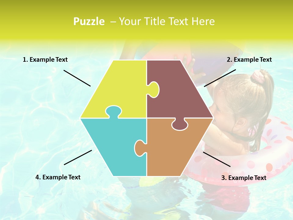 Joy Wet Child PowerPoint Template