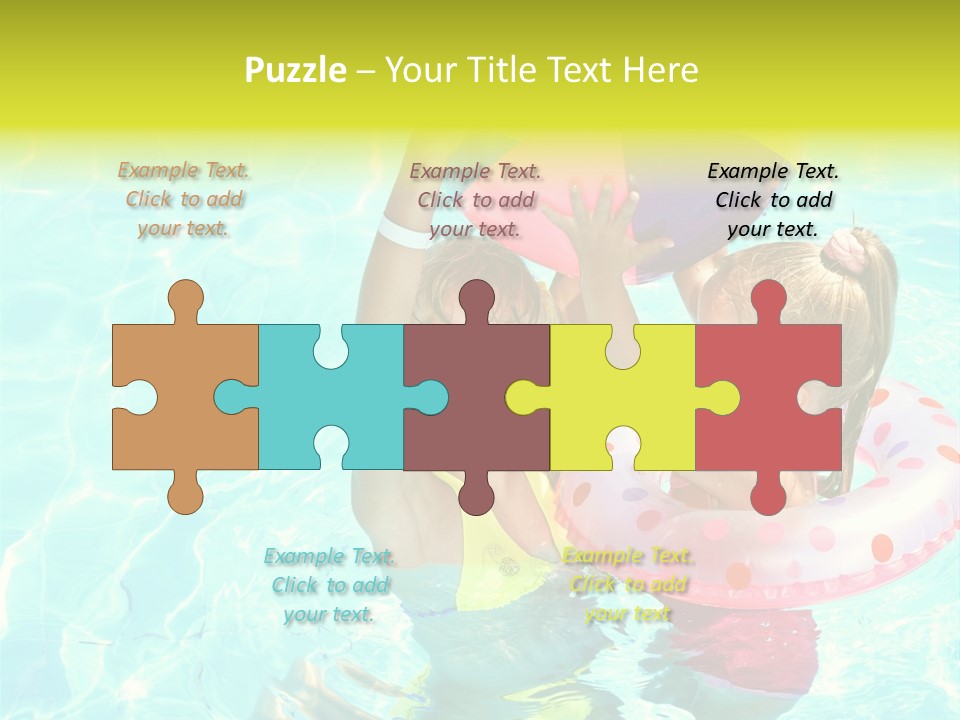 Joy Wet Child PowerPoint Template