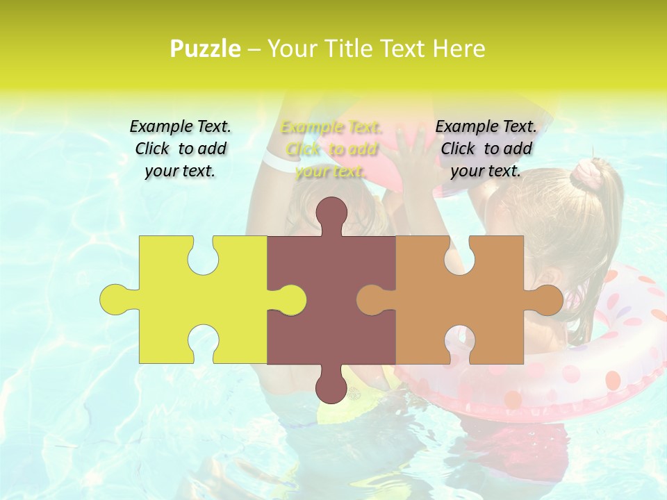 Joy Wet Child PowerPoint Template