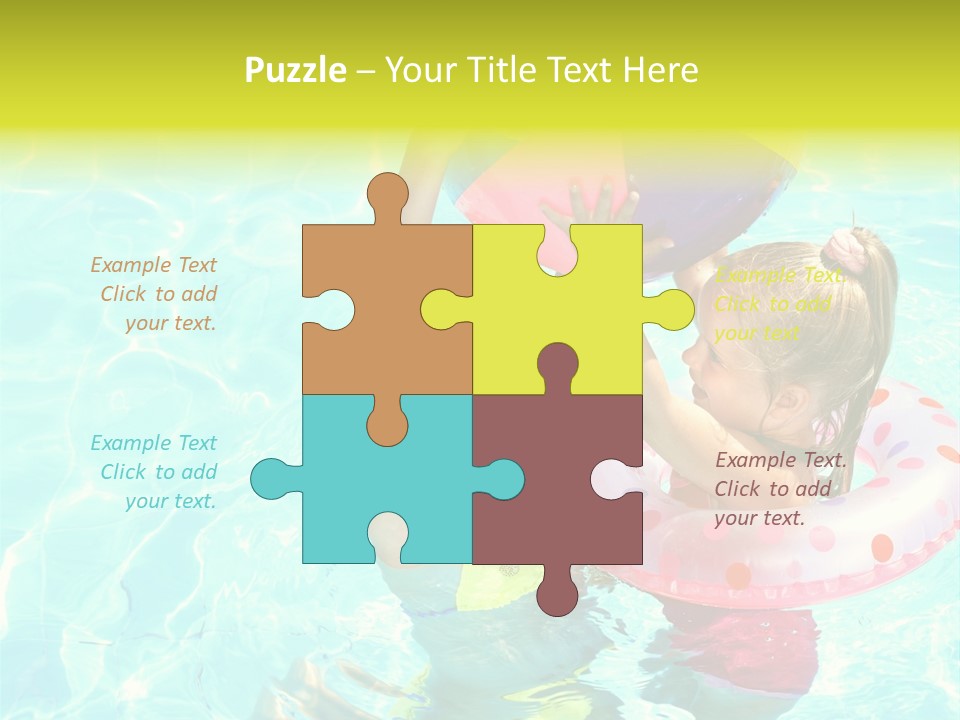 Joy Wet Child PowerPoint Template