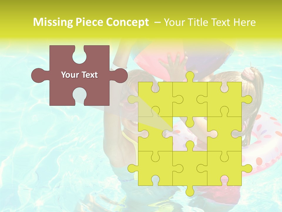 Joy Wet Child PowerPoint Template