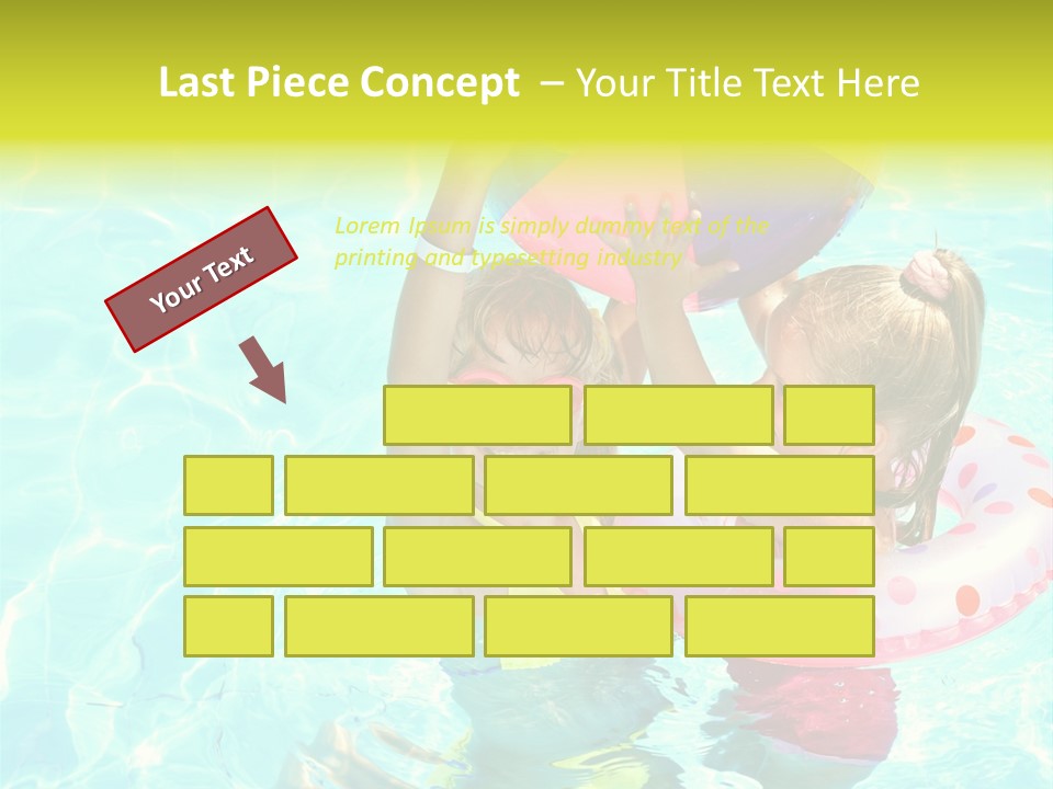 Joy Wet Child PowerPoint Template