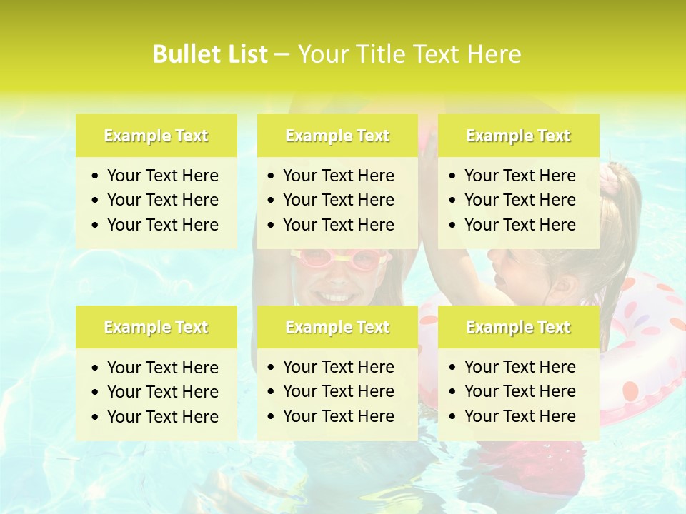 Joy Wet Child PowerPoint Template