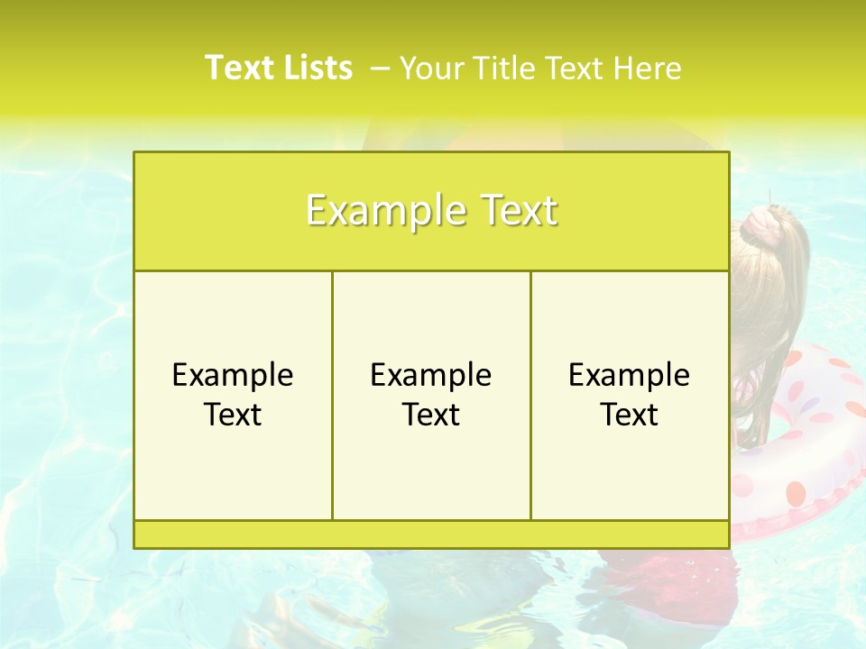 Joy Wet Child PowerPoint Template