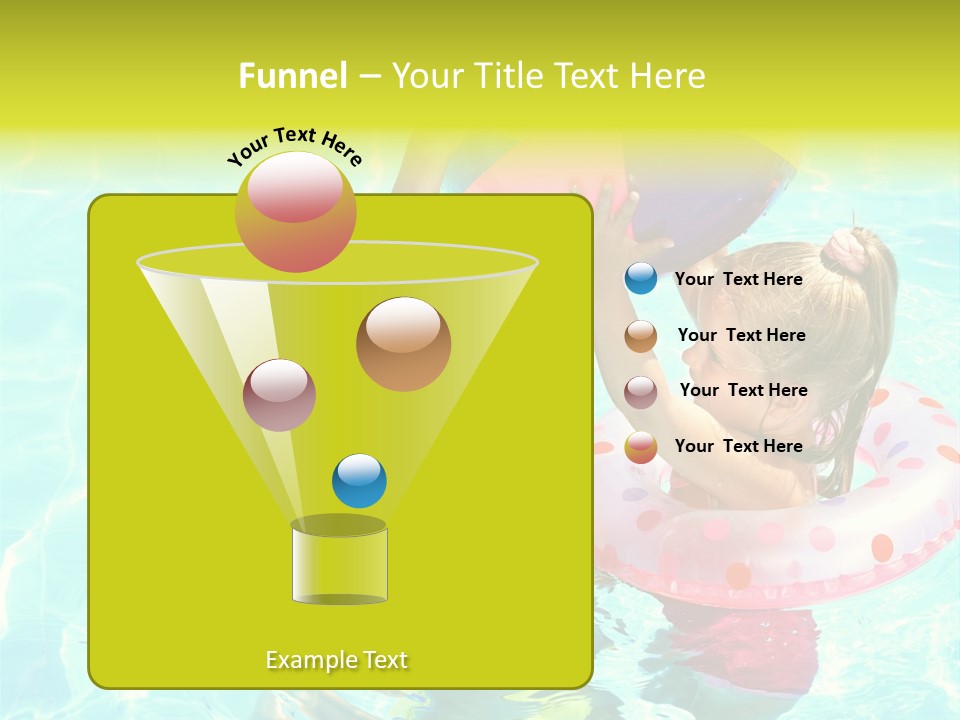 Joy Wet Child PowerPoint Template