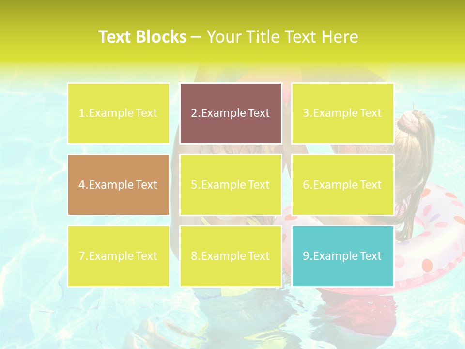 Joy Wet Child PowerPoint Template