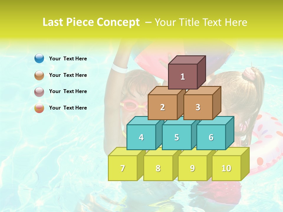 Joy Wet Child PowerPoint Template