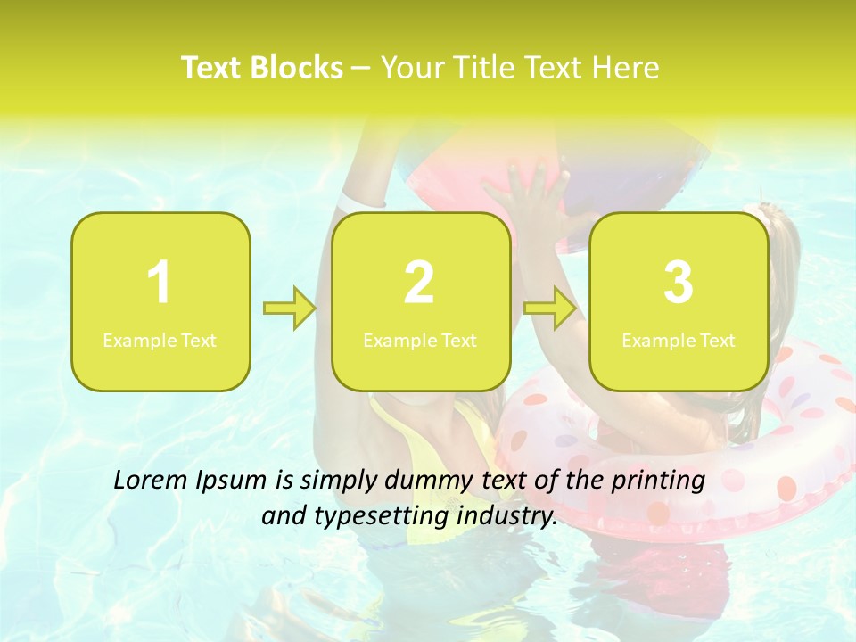 Joy Wet Child PowerPoint Template
