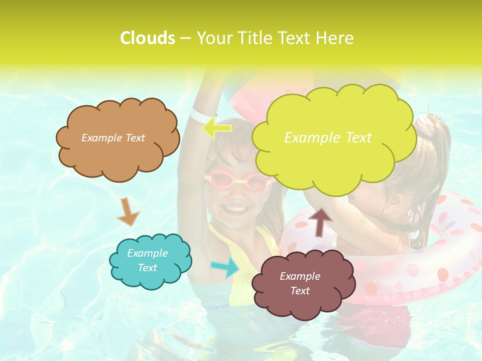 Joy Wet Child PowerPoint Template