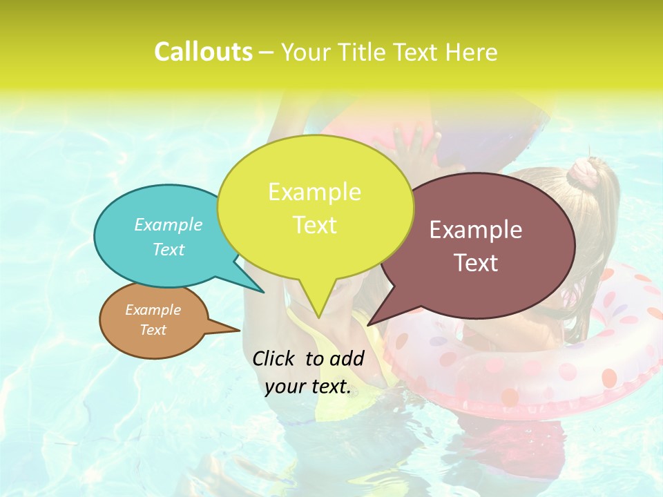 Joy Wet Child PowerPoint Template