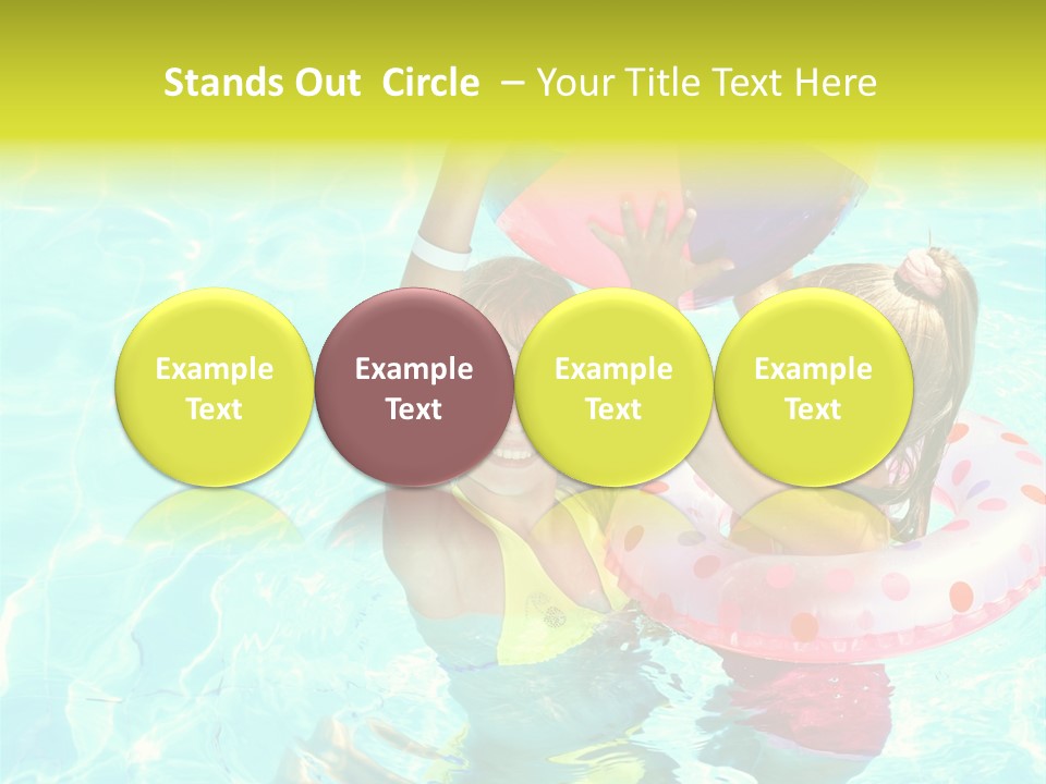 Joy Wet Child PowerPoint Template