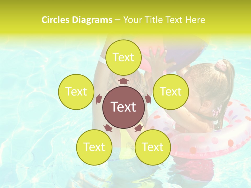 Joy Wet Child PowerPoint Template