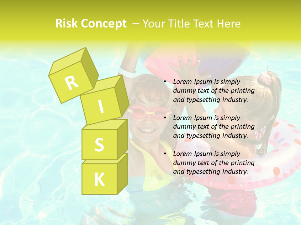 Joy Wet Child PowerPoint Template