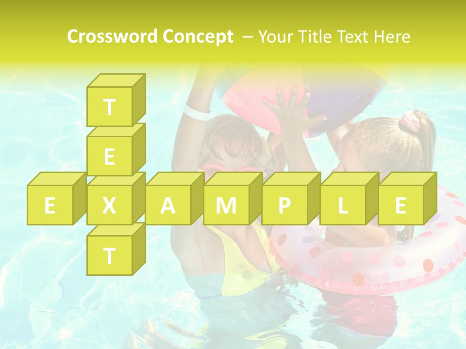 Joy Wet Child PowerPoint Template