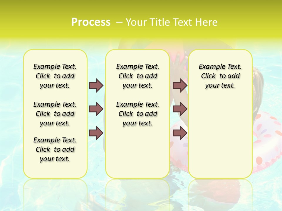 Joy Wet Child PowerPoint Template