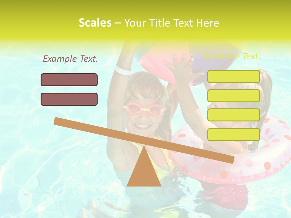 Joy Wet Child PowerPoint Template