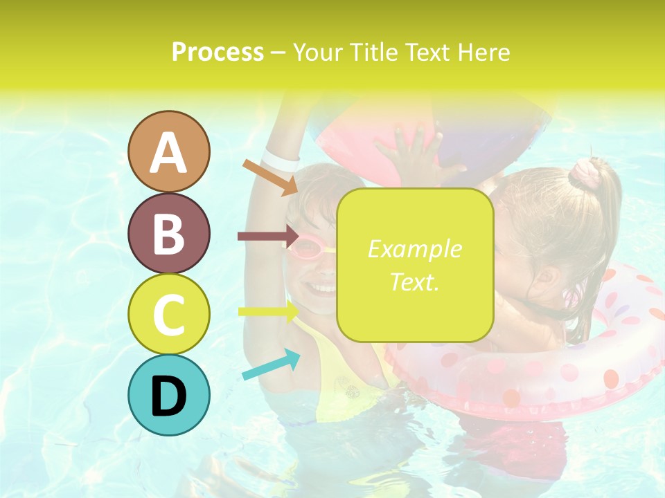 Joy Wet Child PowerPoint Template