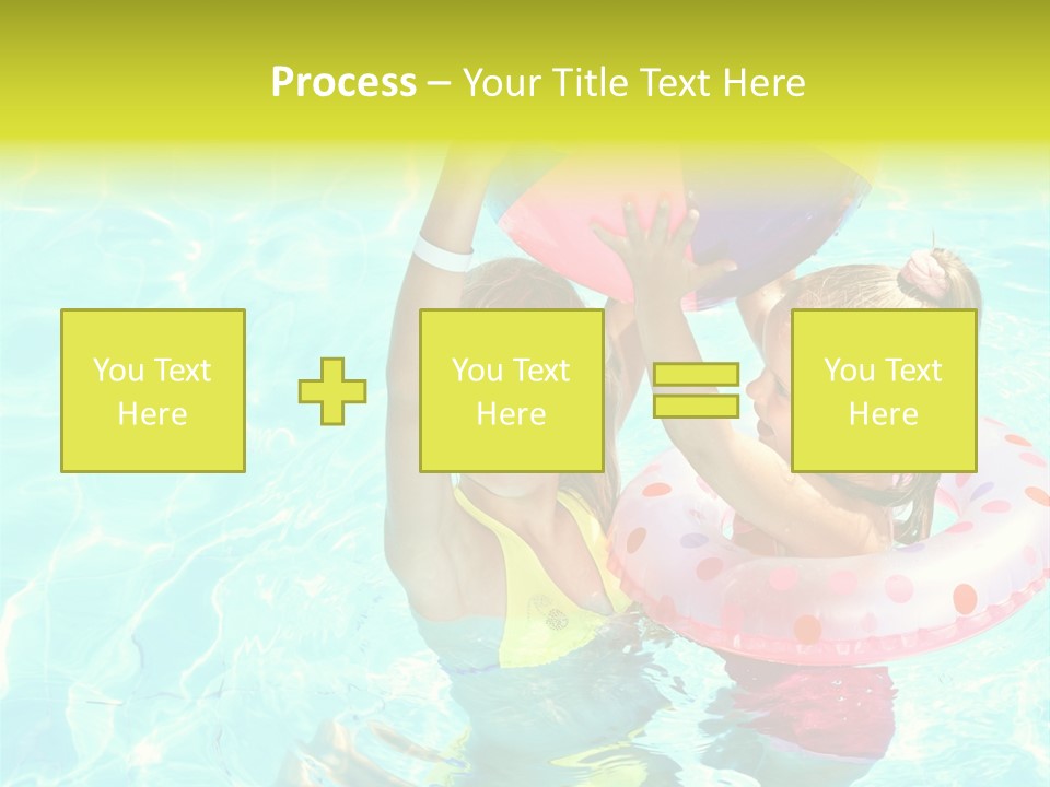 Joy Wet Child PowerPoint Template