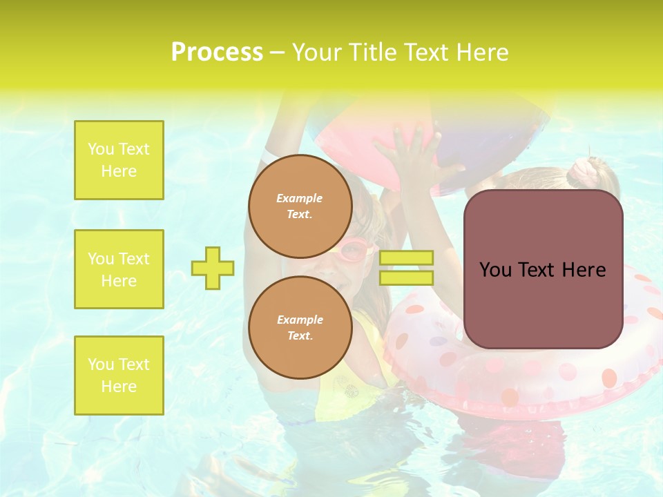 Joy Wet Child PowerPoint Template