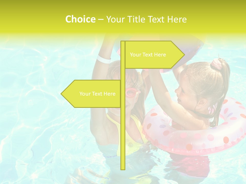 Joy Wet Child PowerPoint Template