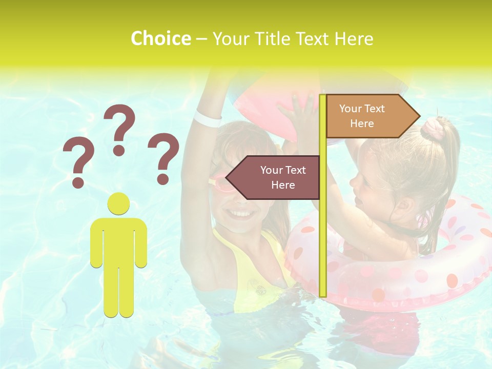 Joy Wet Child PowerPoint Template