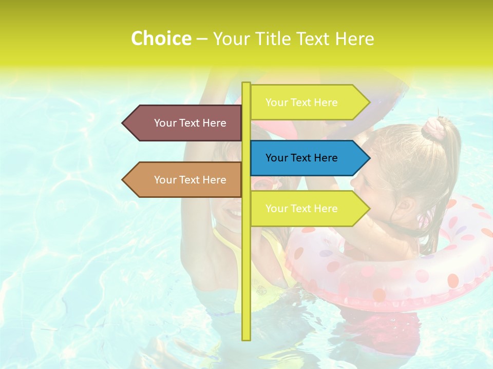 Joy Wet Child PowerPoint Template