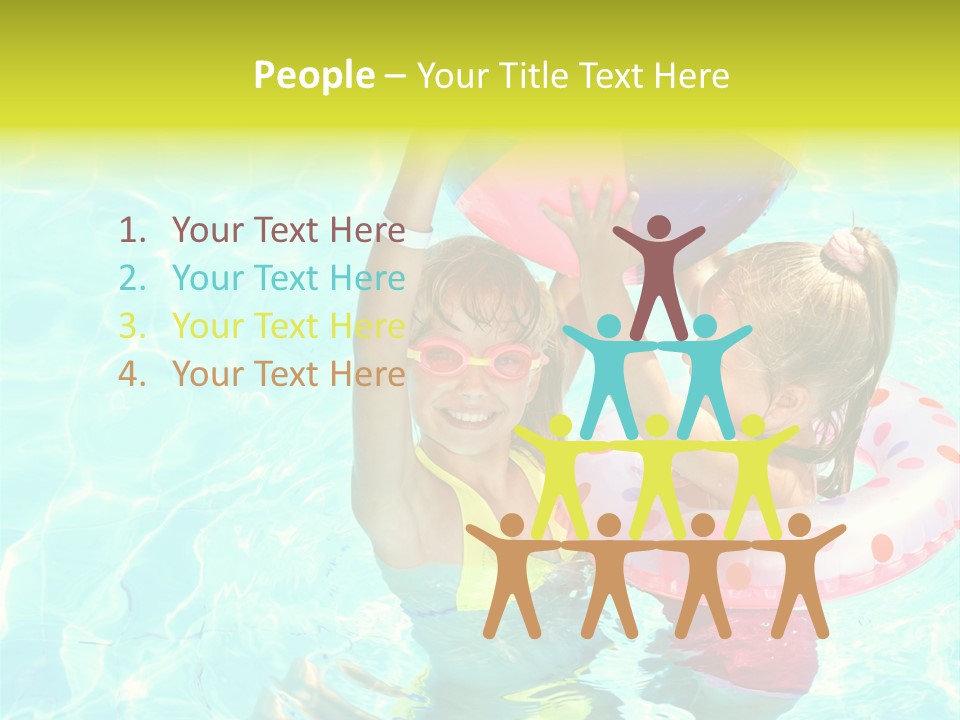 Joy Wet Child PowerPoint Template