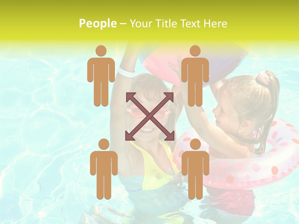 Joy Wet Child PowerPoint Template