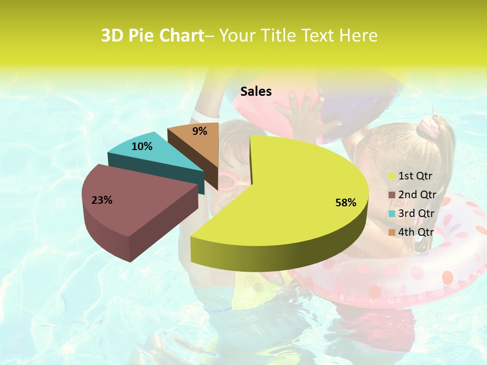 Joy Wet Child PowerPoint Template