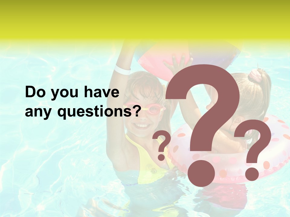 Joy Wet Child PowerPoint Template