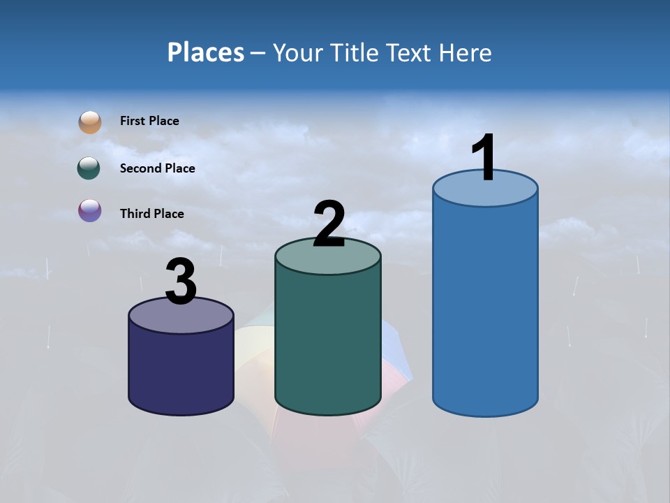 Cloud People Rainbow PowerPoint Template