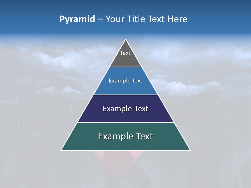 Cloud People Rainbow PowerPoint Template